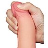 LoveToy Sliding Skin Dildo 20 cm – Realist, Ventuză Thumb 1