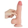 LoveToy Sliding Skin Dildo 20 cm Realist Nude Thumb 5