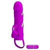 Manșon Cu Vibrator Iepuraș Și Inel Mov Thumb 3