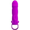 Manșon Cu Vibrator Iepuraș Și Inel Mov Thumb 1