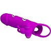 Manșon Cu Vibrator Iepuraș Și Inel Mov Thumb 4