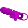 Manșon Cu Vibrator Iepuraș Și Inel Mov Thumb 4