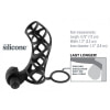 Manșon FX Extreme Silicone Power Cage Negru Thumb 1