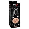 Masturbator Cu Vibrații Pdx Penis Compressor Negru Thumb 2