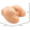 Masturbator Fund Mare Cu Vibratii Natural Thumb 5