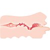Masturbator Real Mouth Stroker Natural Thumb 1