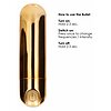 Mini Vibrator 7 Speed Rechargeable Auriu Thumb 1