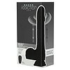 Naked Addiction 23 cm, Vibrator Rotativ și De împingere Negru Thumb 7