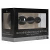 Anal Plug Beaded Diamond Negru Thumb 3