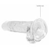 Realistic Dildo 19cm Transparent Thumb 2