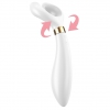 Vibrator Pentru Cuplu Multifun 3 Alb Thumb 1