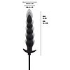 Plug Anal Gonflabil Striat Negru | 18.5–23 cm Thumb 5