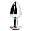 Plug Anal Heart Gem Medium Argintiu Thumb 1