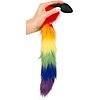 Plug Anal You2Toys cu Coadă Pufoasă Rainbow 42 cm Thumb 5