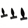 Set Dopuri Anale Cu Vibrații Negru Thumb 1