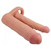 Prelungitor Double Penis Sleeve Natural Thumb 2