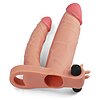 Prelungitor Penis Double Add 1 Vibrating Natural Thumb 2