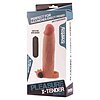 Prelungitor Penis Pleasure X-Tender Vibrating 6 Natural Thumb 3