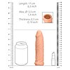 Prelungitor Penis Sleeve 17cm Natural Thumb 5
