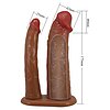 Pretty Love Keaven Chiloti Cu Ham Si Dublu Dildo Natural Thumb 6
