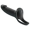 Pretty Love Landon cu Harness Reglabil și Dildo 16,8 cm Negru Thumb 2