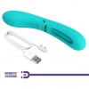 Pretty Love Lexie – Vibrator Punct G, 7+4 Moduri, USB Albastru Thumb 7