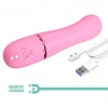 Pretty Love Marski Pink - Vibrator Rabbit 10 Funcții, USB Roz Thumb 6