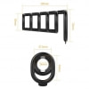 Pretty Love Rodrigo – Inel Erecție silicon, 6 Inele Negru Thumb 6