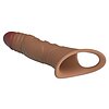 Pretty Love Sleeve TPE Vibrator – 21–25 cm, Diam. 5.5–5.9 Flesh Thumb 3