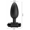 Anal Plug cu Vibrații Pretty Love II Negru Thumb 4
