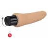 Vibrator Real Feel Cyberskin 3 Natural Thumb 5