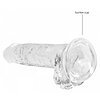 Realistic Dildo 19cm Transparent Thumb 2