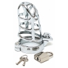 Cușcă Penis Male Chastity Device Argintiu Thumb 1