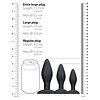 Set 3 Dopuri Anale Apex Negru Thumb 3