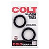 Set Inele Penis COLT Silicone Super Rings Negru Thumb 1