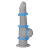 Set Inele Penis Fosforescente Lumino Play Albastru Thumb 3