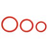 Set Inele Penis Tri-Rings Rosu Thumb 1