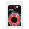 Set Inele Penis Tri-Rings Rosu Thumb 3