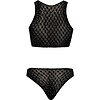 Set Intim Fantasy Cottelli Collection – Top + Tanga S-L Negru S-L Thumb 1