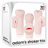 Set Masturbatoare Adam And Eve Stroker Trio Flesh Natural Thumb 3