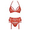 Set Obsessive 838-SEG Rosu S-M