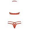 Set Obsessive 838-SET Roșu L-XL Thumb 1