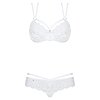 Set Obsessive 860-SET Alb S-M