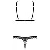 Set Obsessive 865-SET Negru L-XL Thumb 1