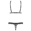 Set Obsessive 865-SET Negru L-XL Thumb 1