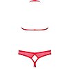 Set Obsessive 870-SEC Rosu L-XL Thumb 1