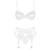 Set Obsessive 871-SEG Alb L-XL