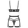Set Obsessive Blomentis Negru XS-S Thumb 1