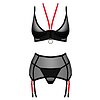 Set Obsessive Glandez 3 Piese Negru XL-2XL