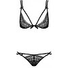 Set Obsessive Intensa Negru S-M